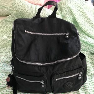Kipling Black Bagpack